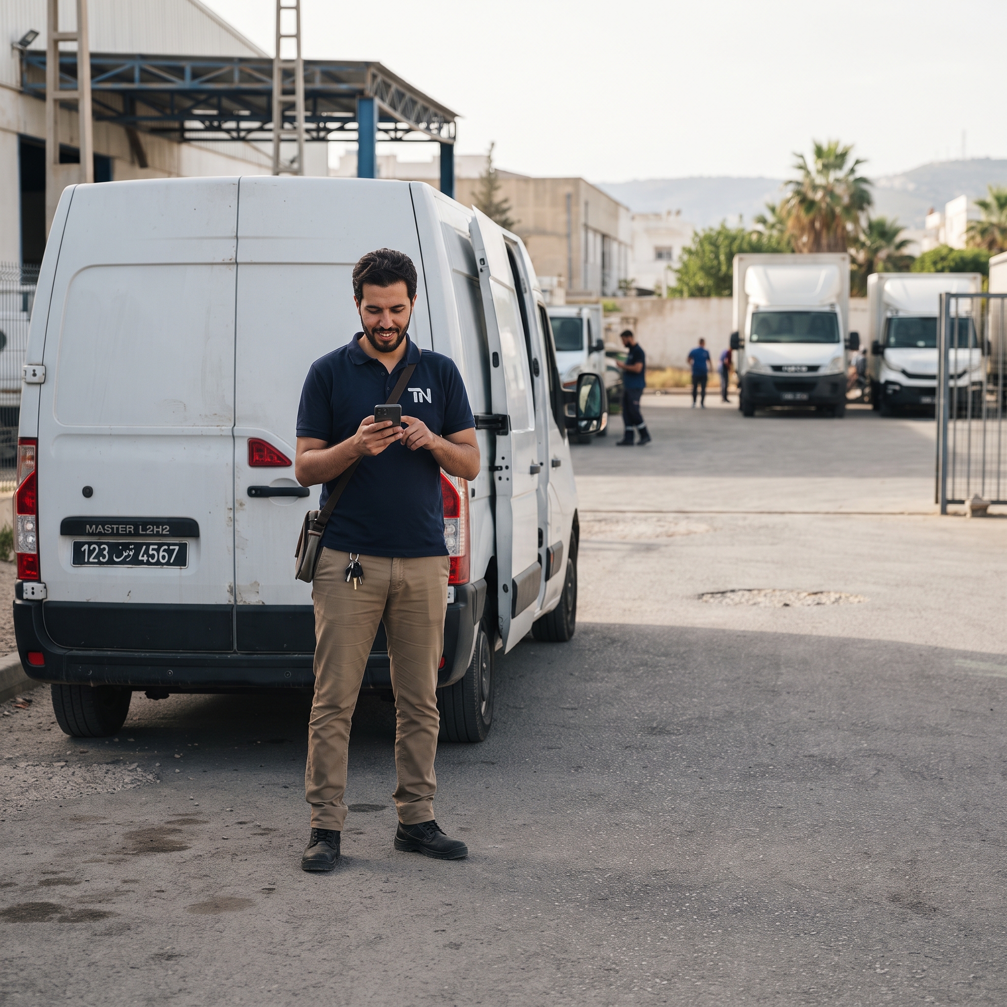 Le chauffeur exécute
